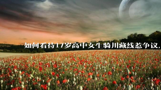 如何看待17岁高中女生骑川藏线惹争议，网友质疑其涉嫌弄虚作***？